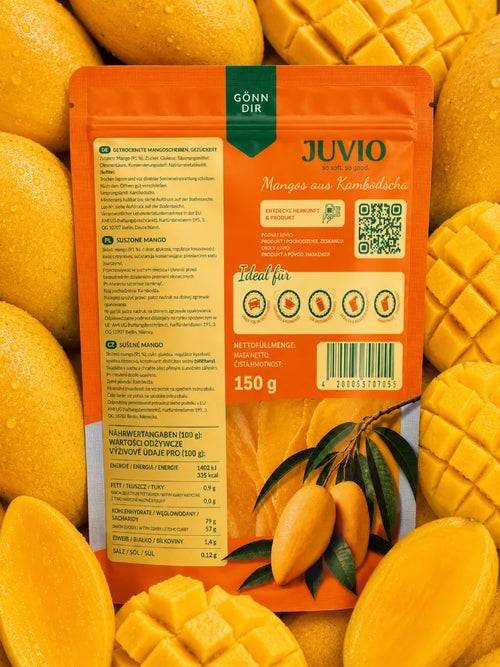 JUVIO Soft Mango – 3 x 150 g (450 g)